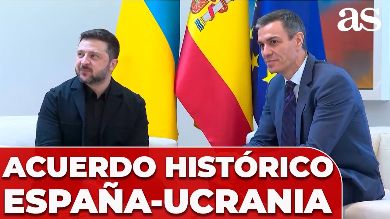 SÁNCHEZ respalda a UCRANIA con MIL MILLONES de EUROS y un acuerdo MILLONARIO de DEFENSA