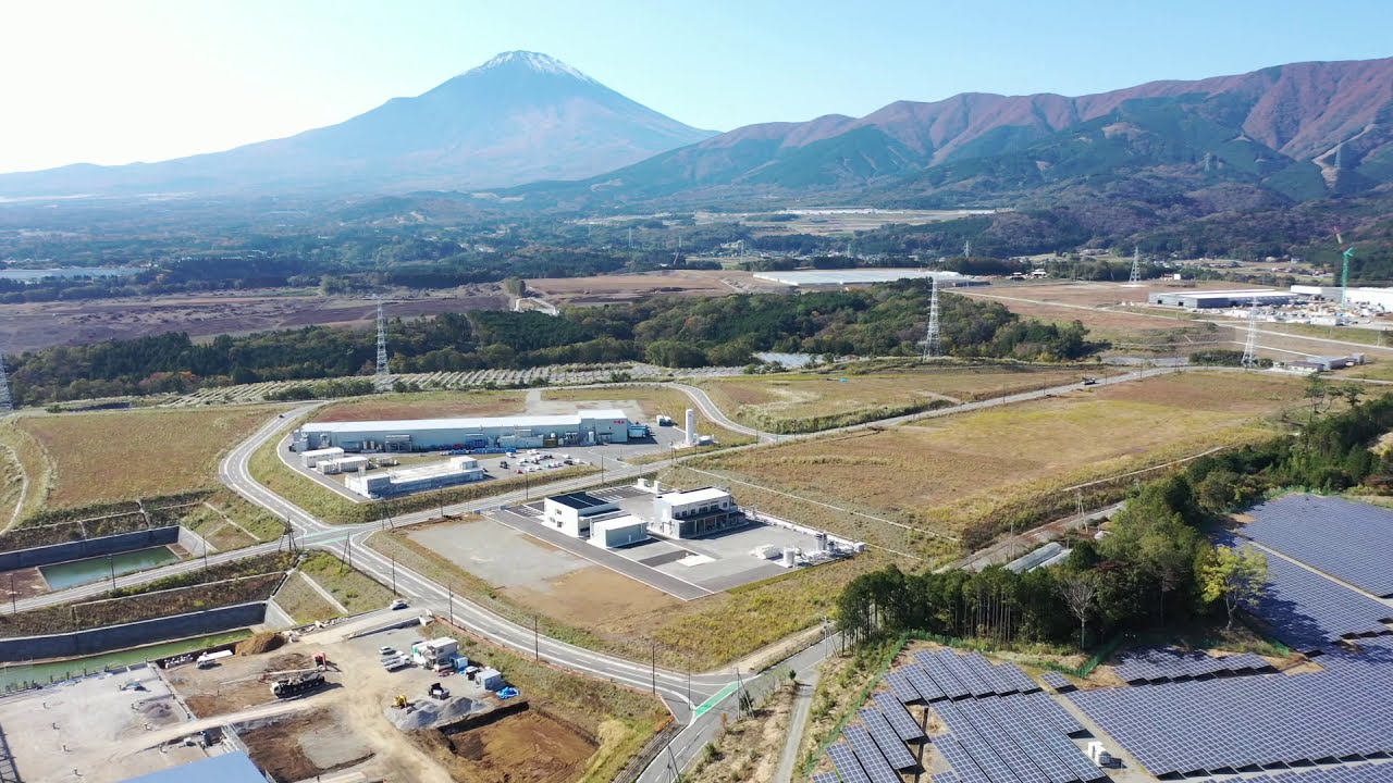 小山町の工業団地 ～空から見た「富士山麓フロンティアパーク 小山」～