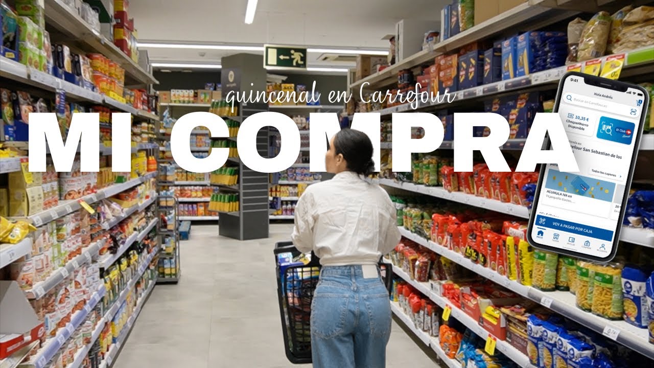 MI COMPRA para 2 en Carrefour 🛒🥗 | @nanditta