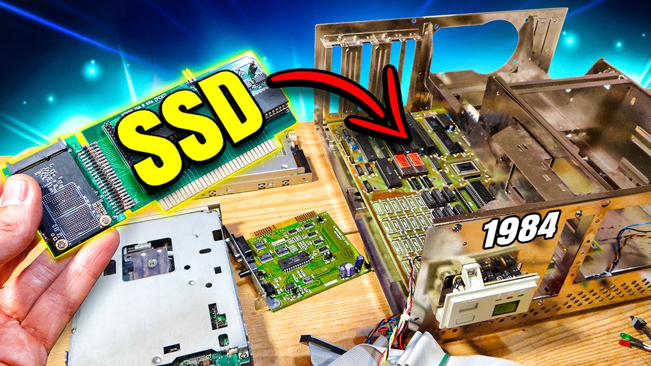 COMO MONTÉ un PC de hace 40 años con un SSD