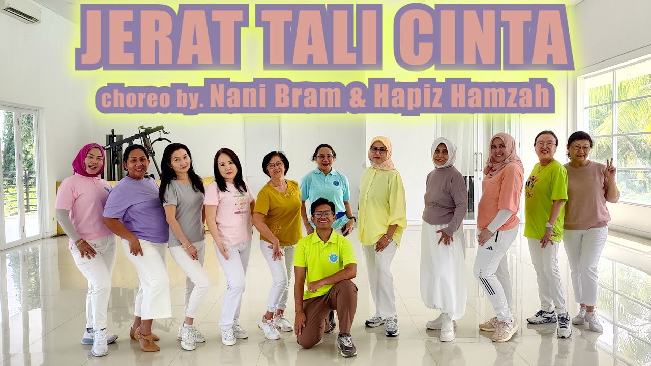 JERAT TALI CINTA choreo by. Nani Bram & Hapiz Hamzah | Line Dance | Demo | ULD DKI 2