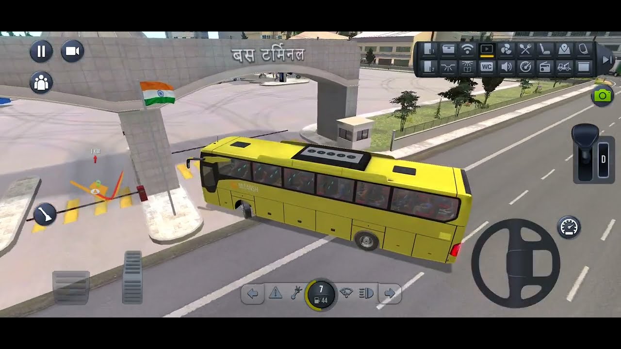 New Bus Added! Mercedes-Benz Tourismo 15 RHD 2016 Bus Simulator : Ultimate - Mobile GamePlay #viral 