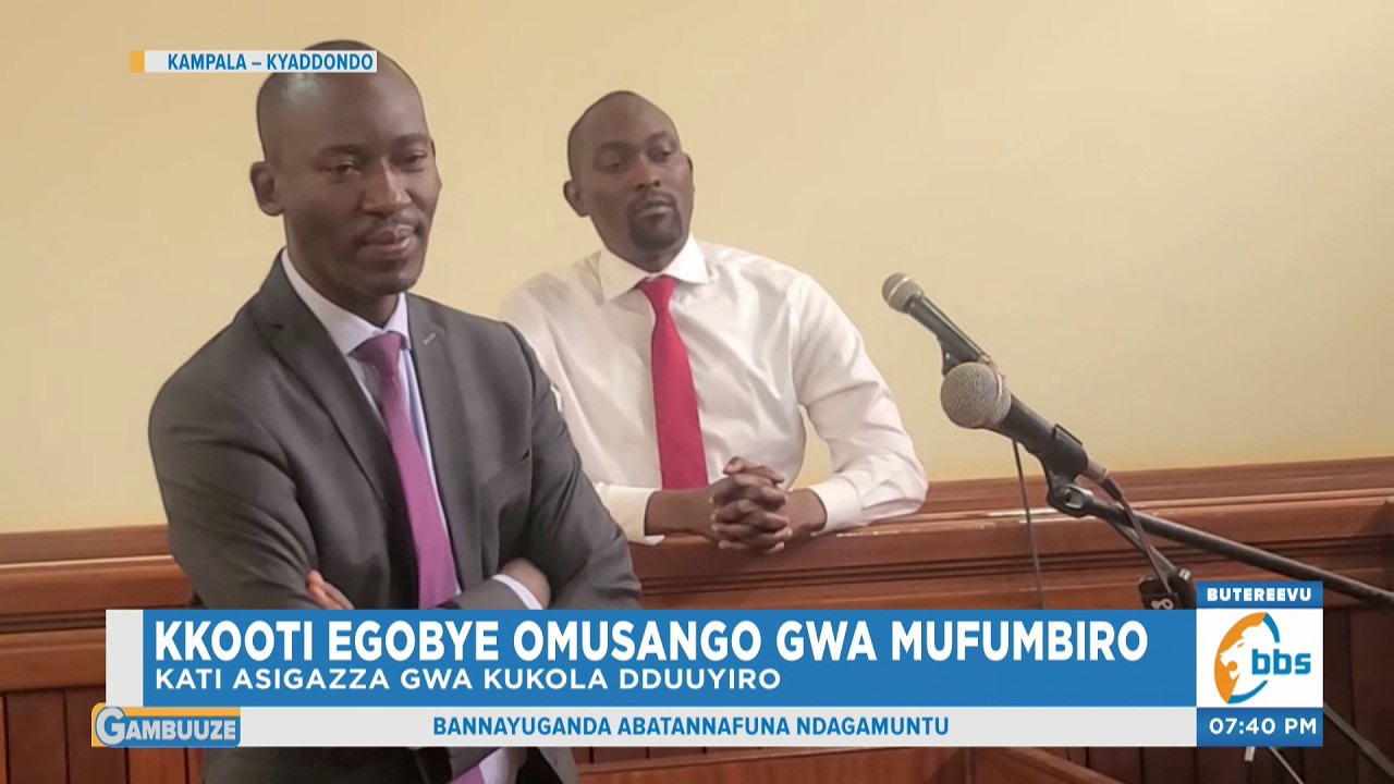 Kkooti Egobye Omusango gwa Mufumbiro, Azzeeyo e Luzira ku Musango Omulala  #Gambuuze