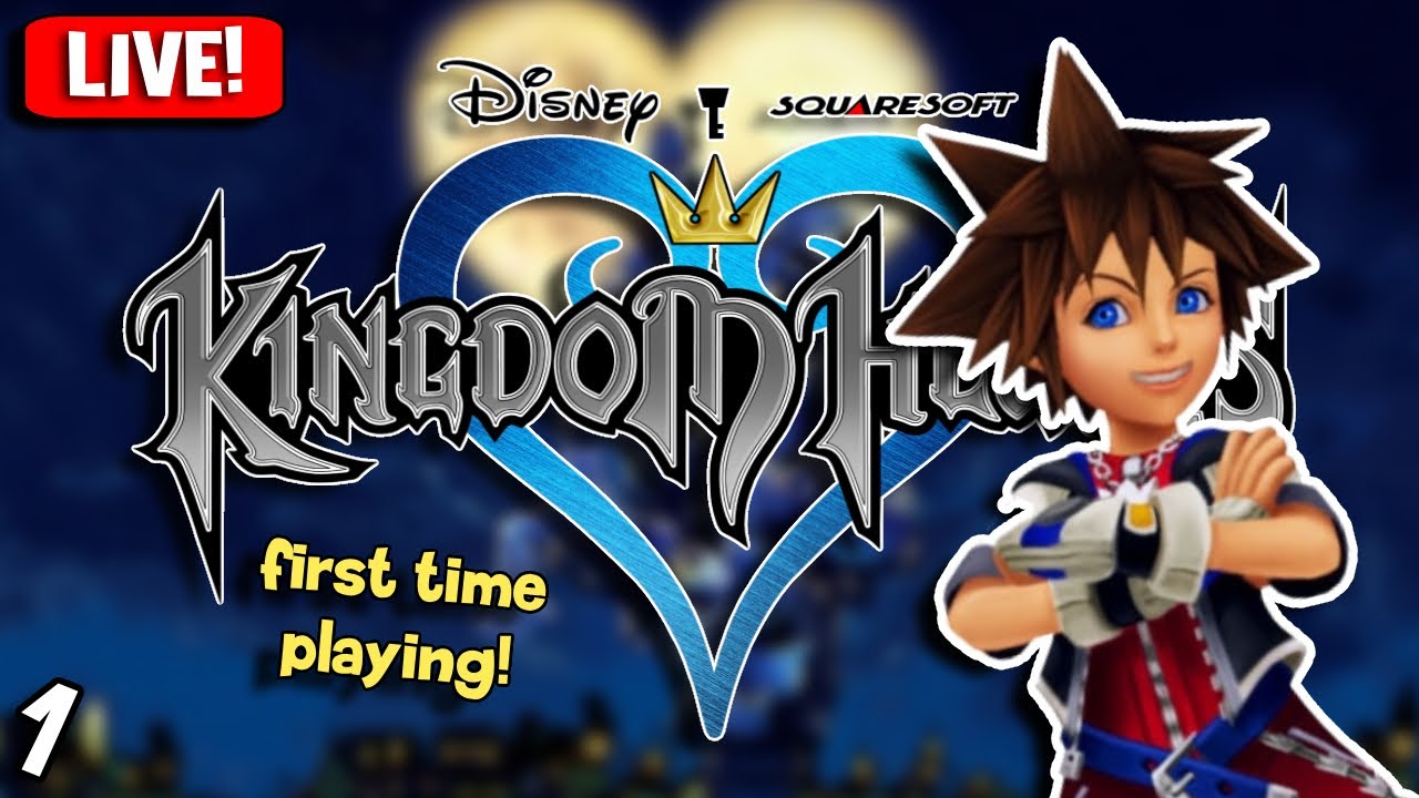 🔴let's play kingdom hearts for the first time! (LIVE!) | Kingdom Hearts #1