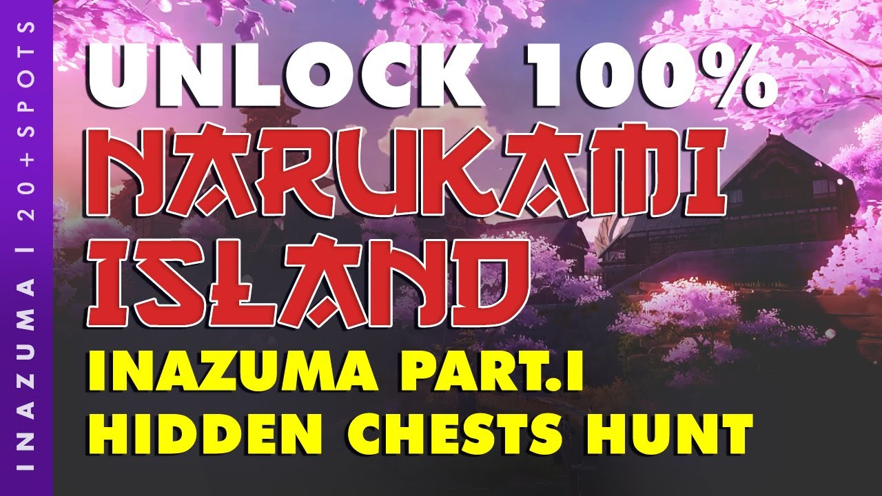 UNLOCK Narukami Island Secrets and Hidden Chests Hunt! Inazuma EP.1 - Genshin Impact