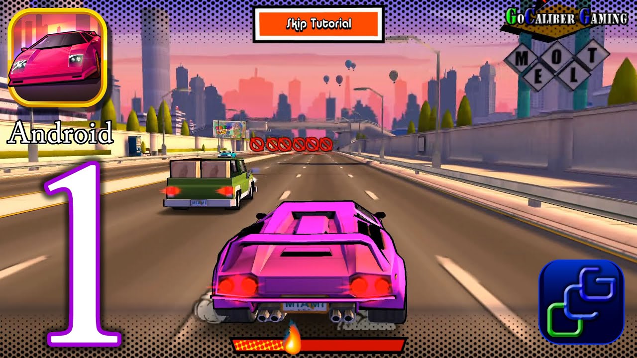 Adrenaline Rush - Miami Drive Android Walkthrough - Gameplay Part 1 - Tutorial Level 1
