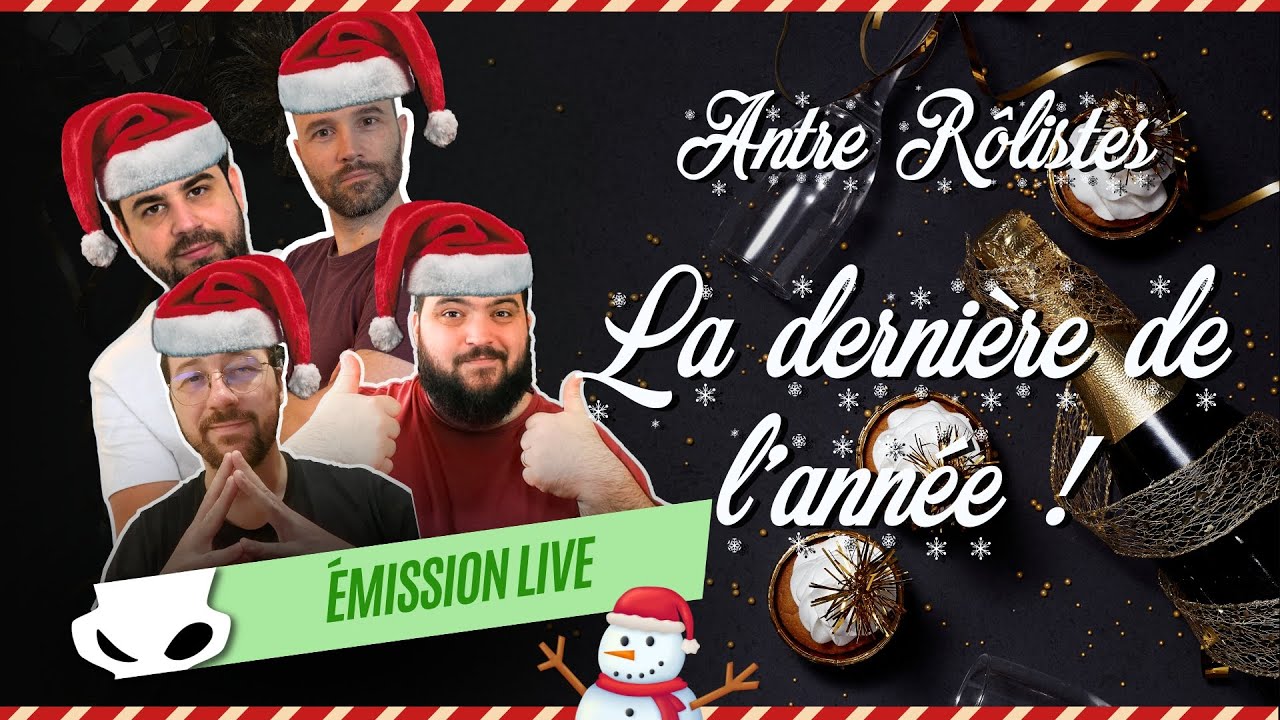 Antre Rolistes - Emission de Décembre & sujet sur votre 1ère partie de jeu de rôle