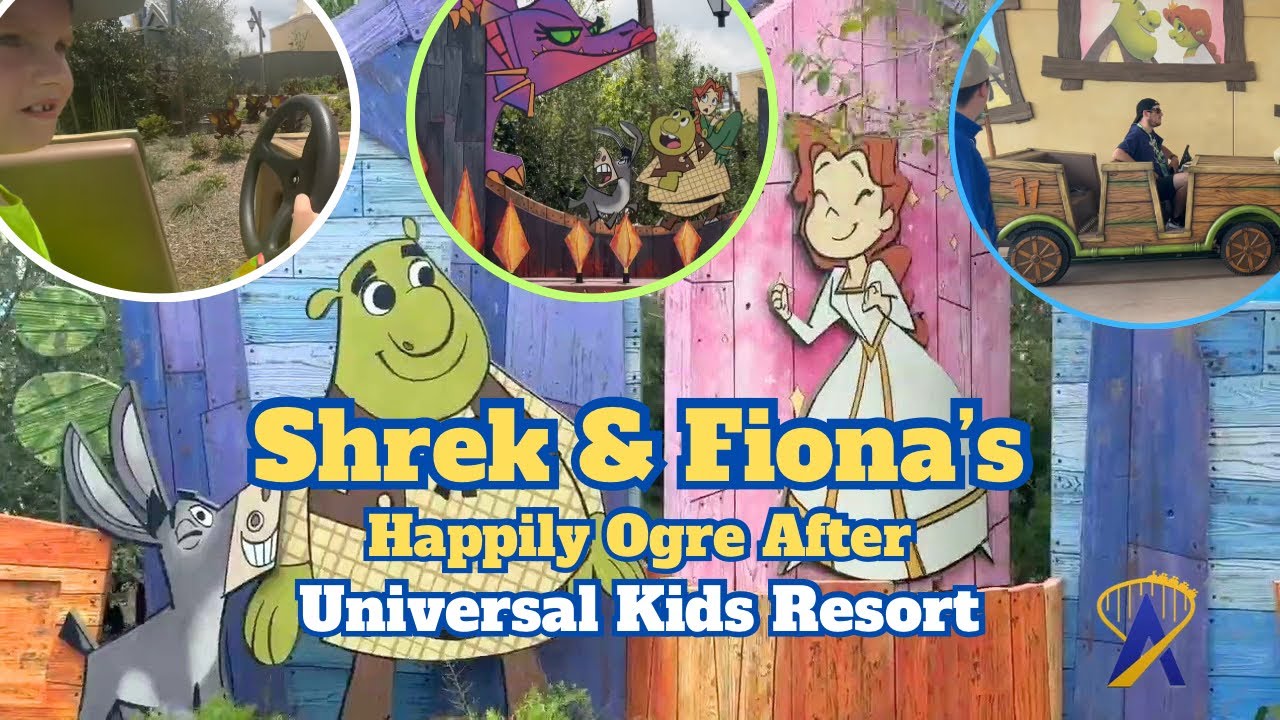 FIRST LOOK: New Shrek Ride POV! 🧅 Universal Kids Resort Texas