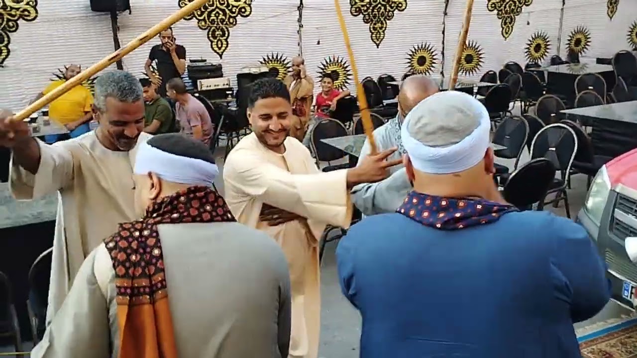 من فرحه الحاج احمد حسن ابويادورقصه حوده حسنى جاب الله والمعلم علام ابوالوفا مع هانى الصعيدى 2023
