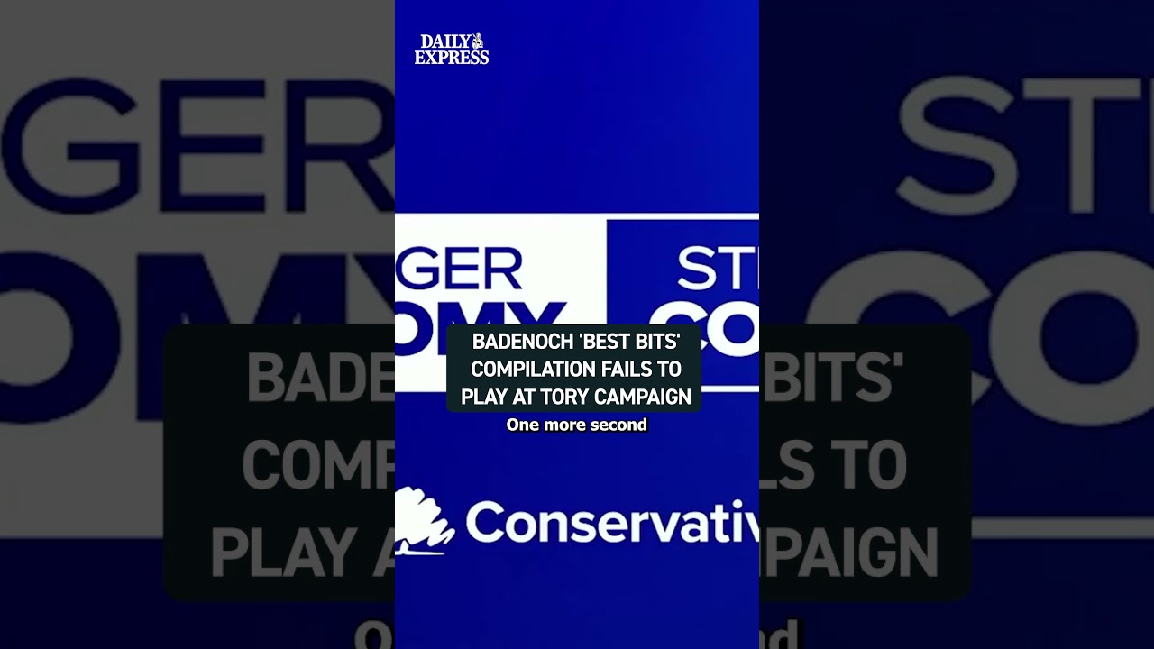 James Cleverly encountered technical issues at the Conservatives&rsquo; local election launch 😂
