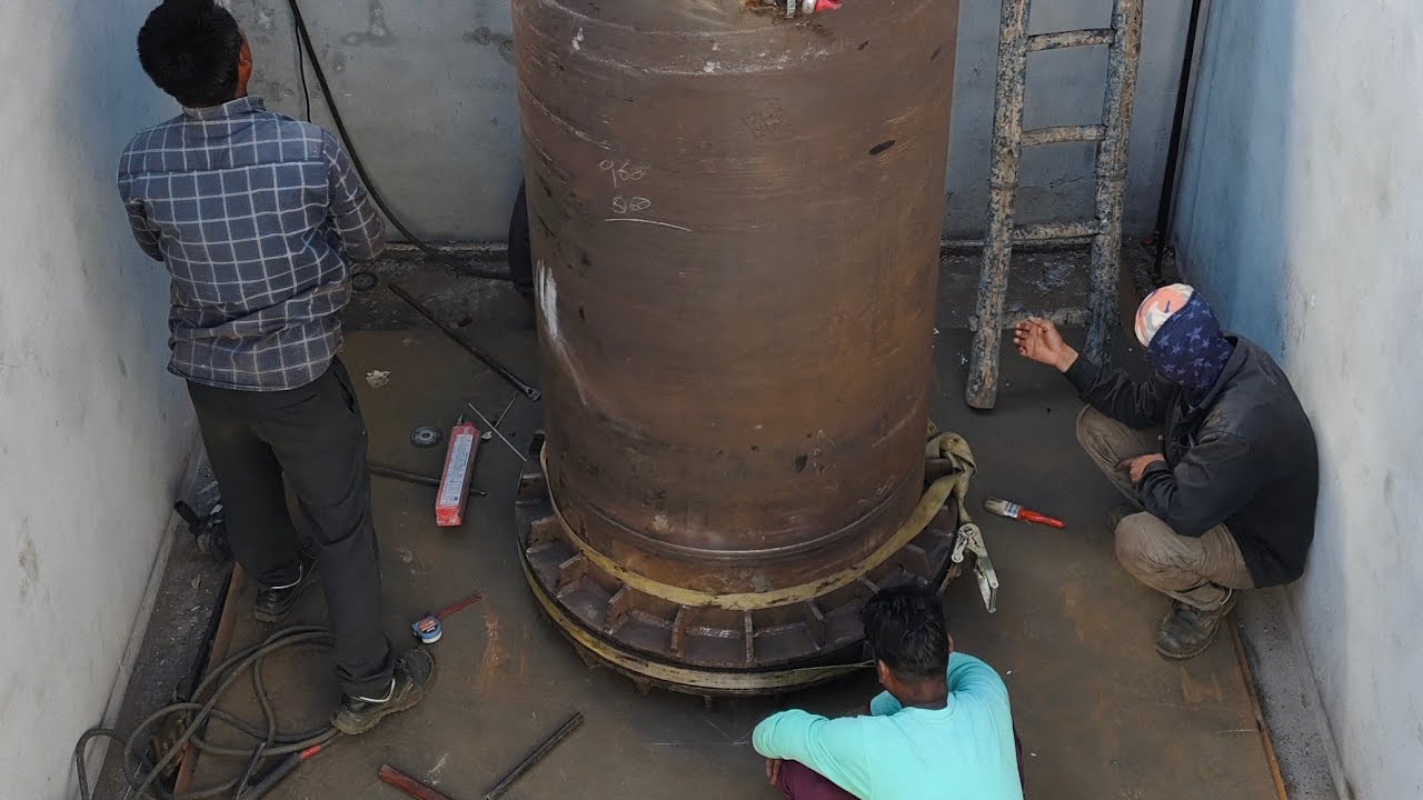 my work very dengerous pipe testing nice look ❤️