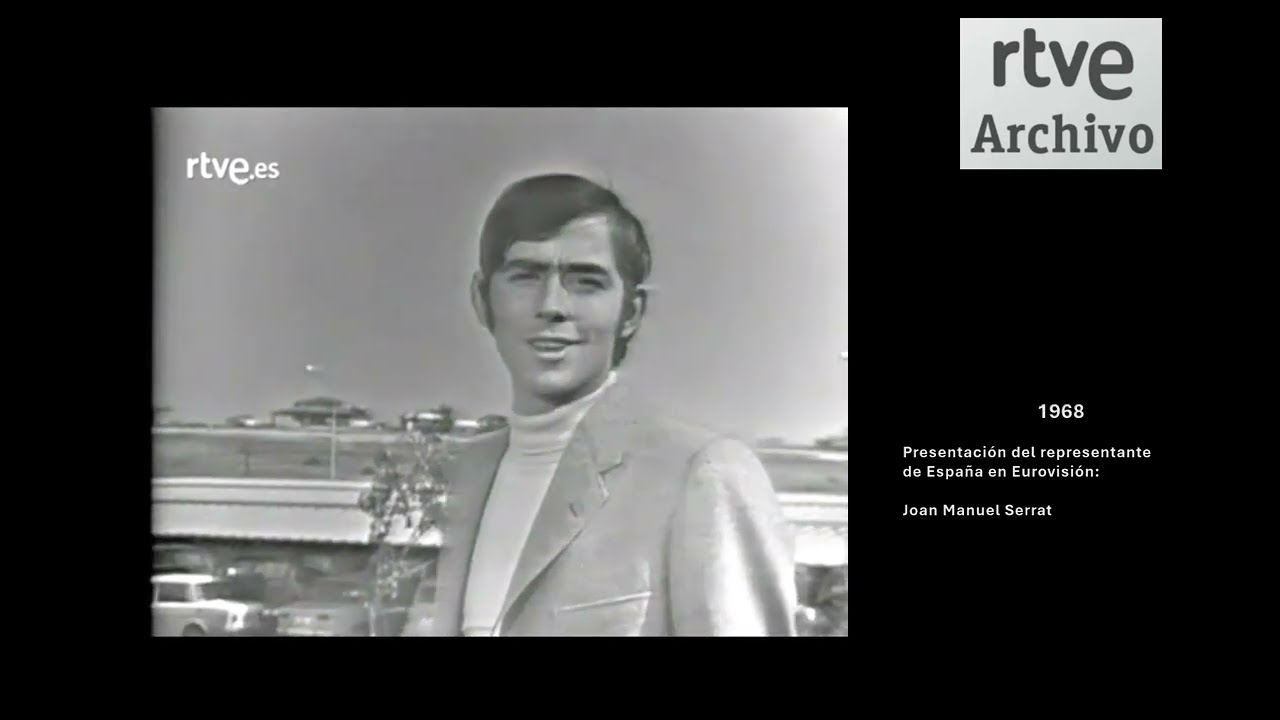 1968 Presentación de Joan Manuel Serrat para Eurovisión´68