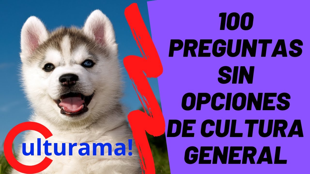 Especial 100 preguntas de cultura general sin opciones