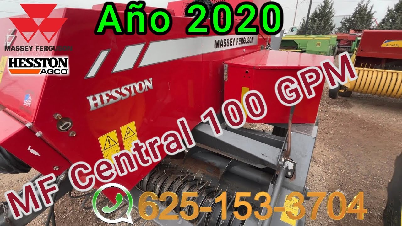 &iexcl;&iexcl;VENDIDO!!  Empacadora Central Massey Ferguson A&ntilde;o 2020