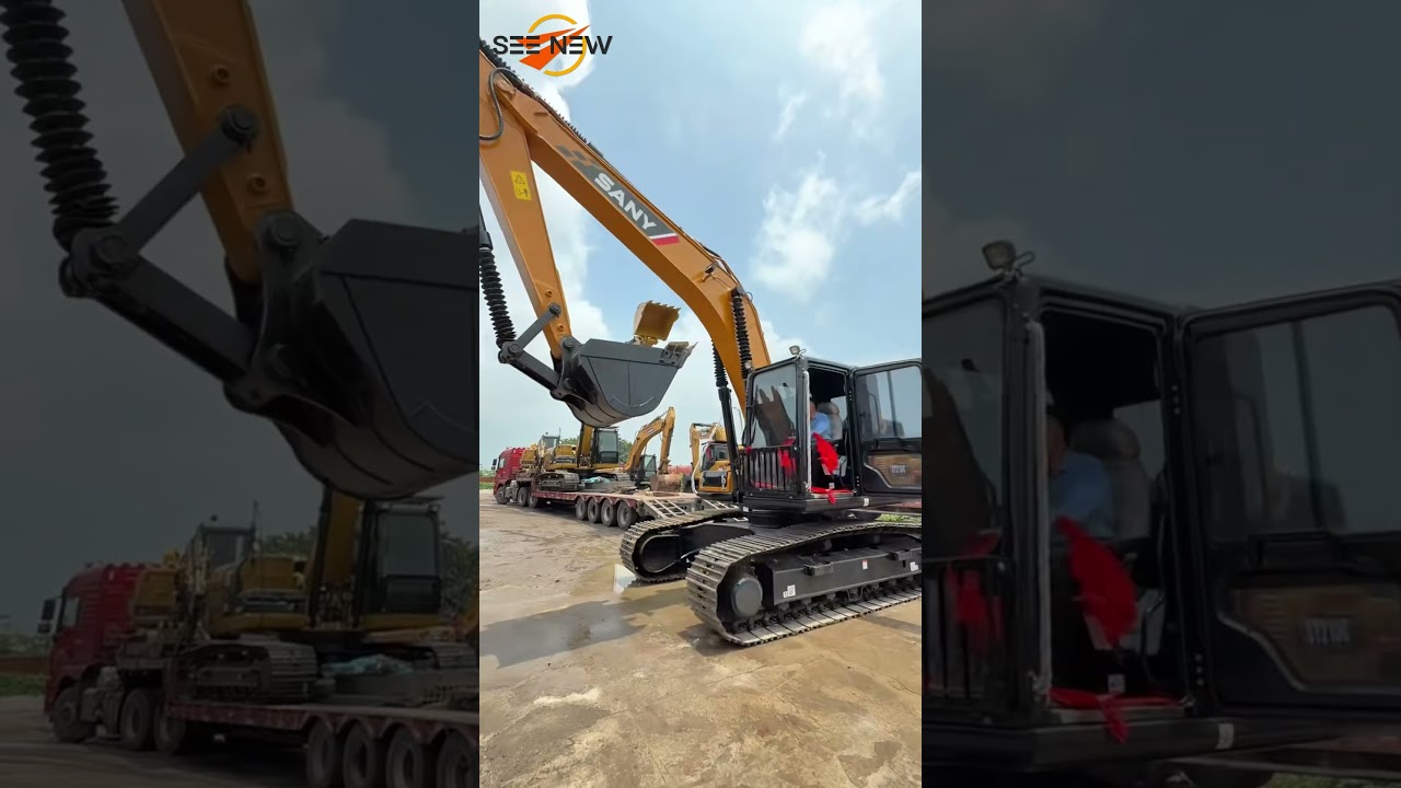 90% NEW China brand SANY SY215C used excavator #constructionequipment #excavator #usedexcavator