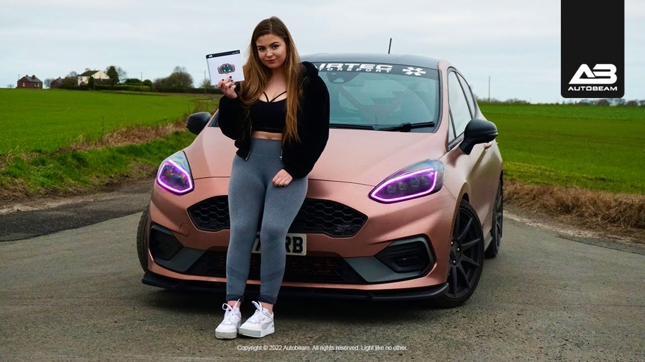 МОЙ MK8 FIESTA ST ПОЛУЧАЕТ ЦВЕТНЫЕ СВЕТОДИОДНЫЕ ДХО | Autobeam