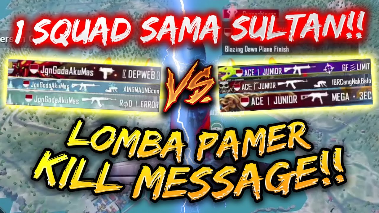 1 SQUAD SAMA SULTAN!! SKINNYA ULTIMATE SEMUAA! RENDAH HATI PULA! | PUBG MOBILE