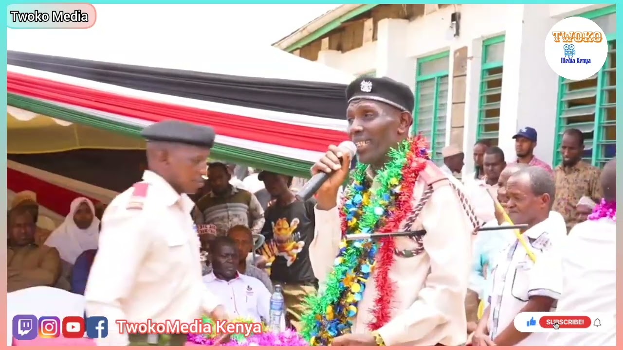 Installation of new Assistant  Chief Abdhullahi Ahmed  in Bulapesa - Isiolo