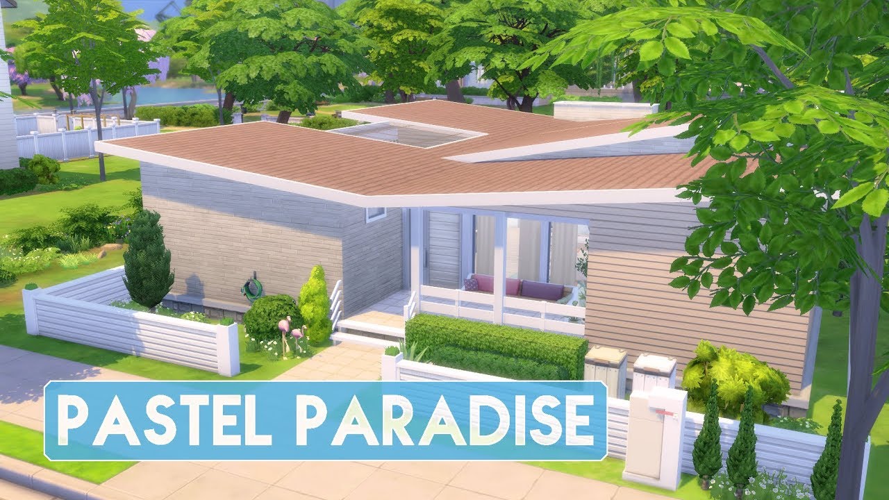 Sims 4 | House Building | Pastel Paradise