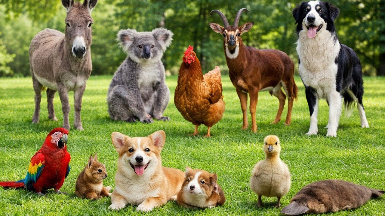 Incredible Farm Animals: Donkey, Horse, Goat, Goose, Turkey, Rabbit, Cat, Dog – Farm Animal Sounds