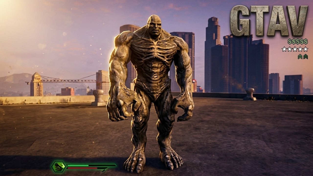 GTA 5 : What Happens When You Spawn A GIANT MONSTER?