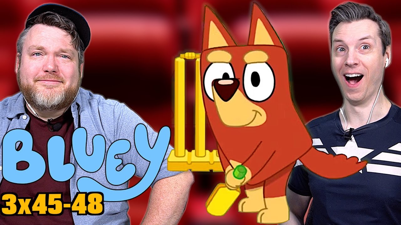 Newish Dad Watches Bluey S3 (TV Shop. Slide, Cricket, Ghost Basket) for the First Time