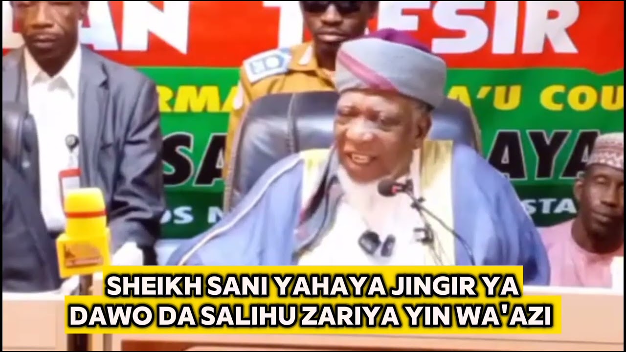 Biyayya Tayiwa Abubakar Salihu Zariya Rana- sani yahaya jingir ya janye dokar hana shi  Wa'azi 