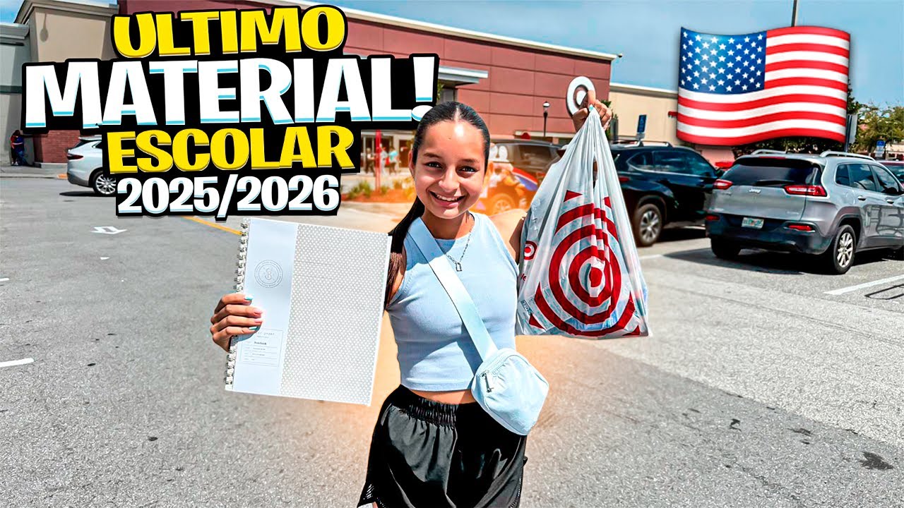 COMPRANDO MEU ÚLTIMO MATERIAL ESCOLAR NOS EUA / MEU ÚLTIMO ANO DA HIGH SCHOOL