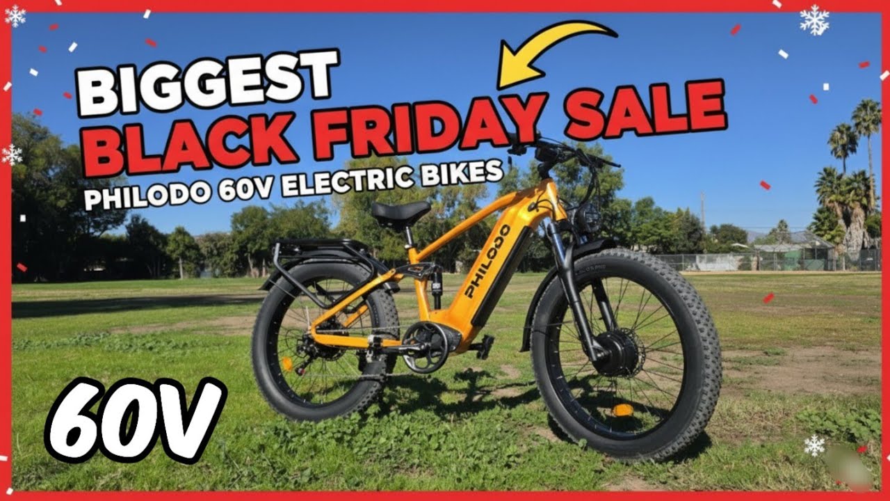 $100 OFF + FREE Bag Rack on Philodo Falcon 60V Dual Motors Ebike