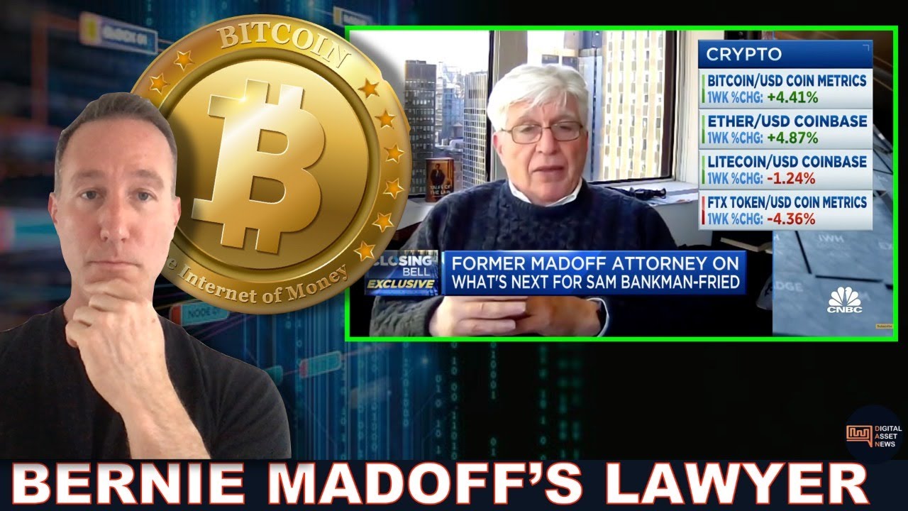 MADOFF'S LAWYER: HERE'S WHAT'S COMING FOR SBF + BINANCE NEWS.