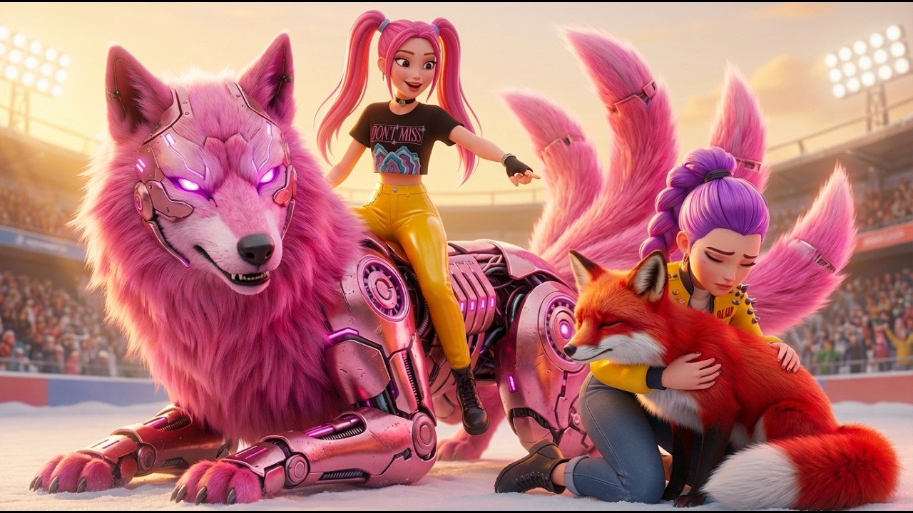 Ruby Family VS Diamond Family: RUMI Gets Magic T-REX Racing Championship - KPOP Demon Hunters