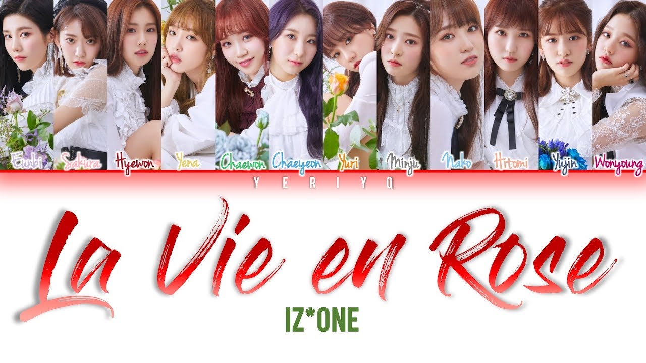 IZ*ONE - La Vie en Rose (라비앙로즈) Lyrics (Color Coded Han/Rom/Eng)