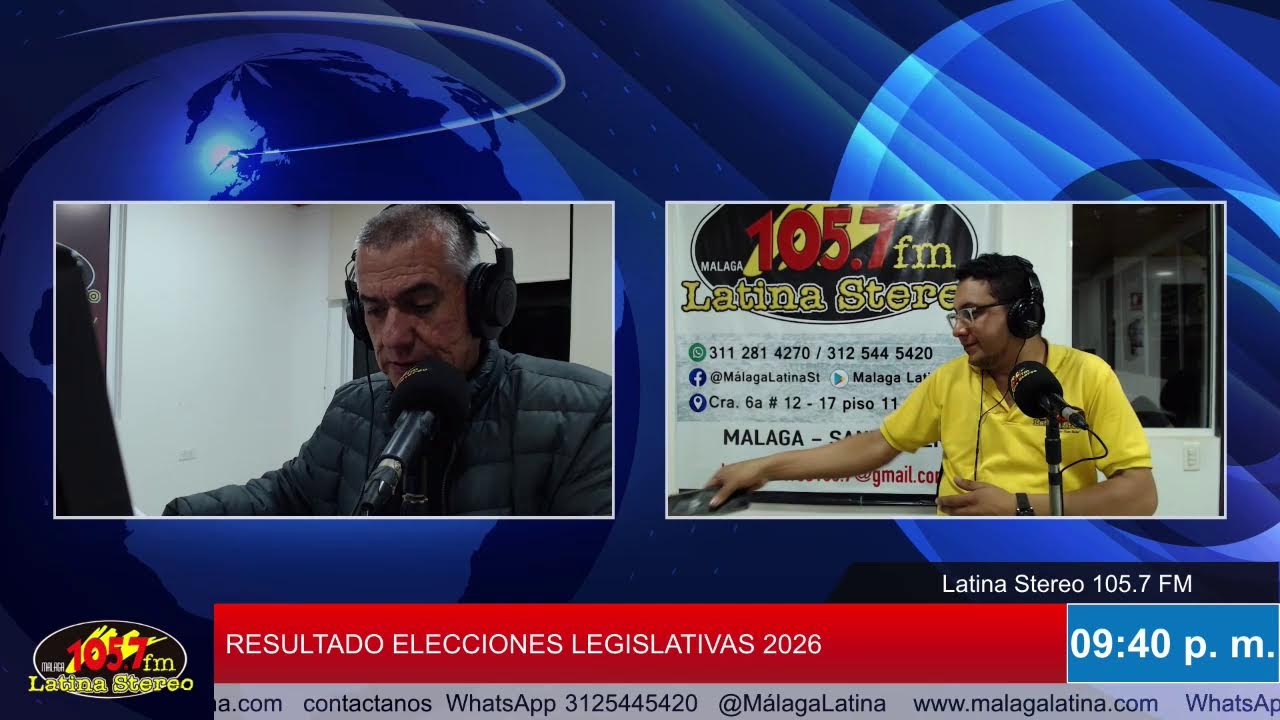 RESULTADOS ELECCIONES LEGISLATIVAS 2026 LATINA STEREO