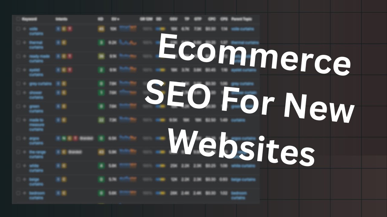 Ecommerce SEO Strategy Tips For New Websites