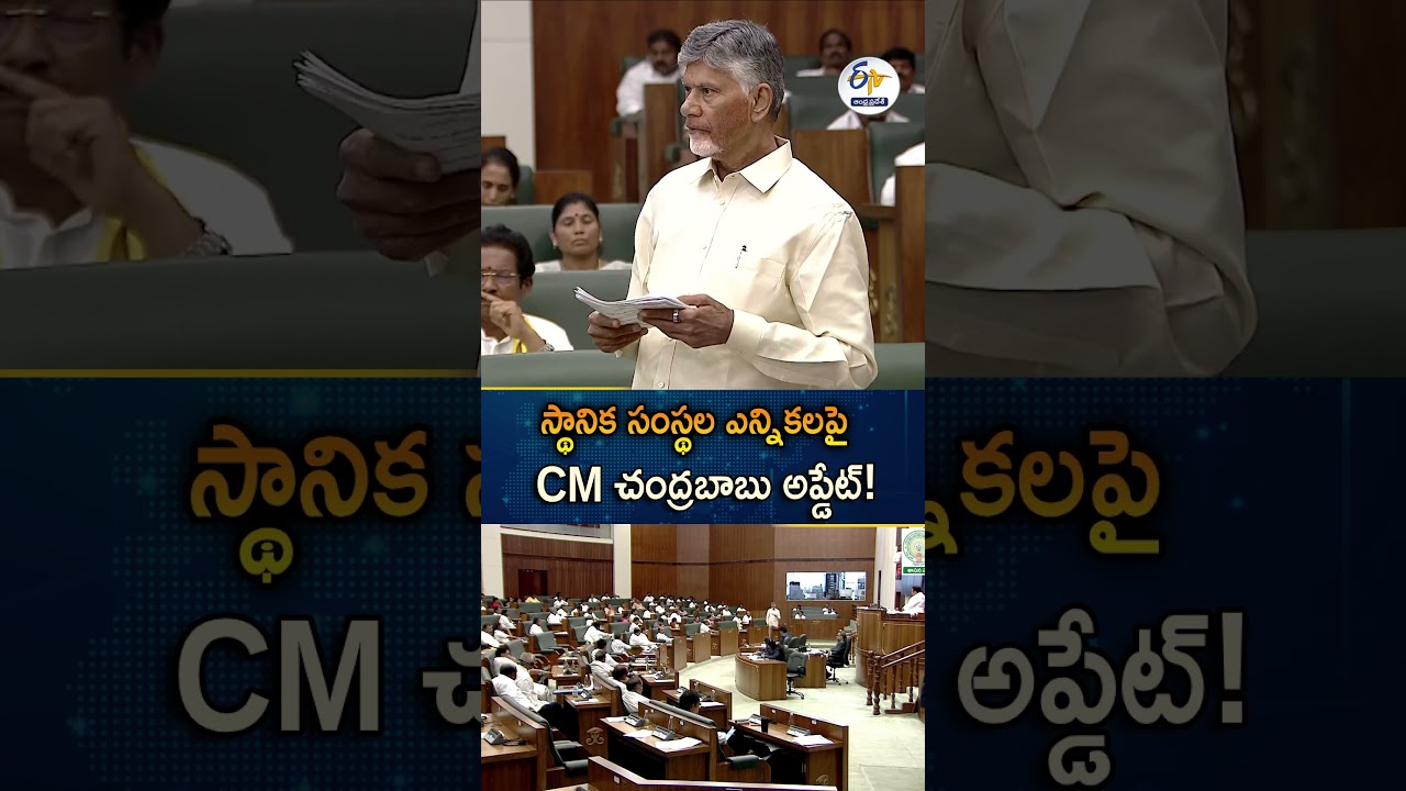 లోకల్&zwnj; బాడీ ఎలక్షన్లను వీలైనంత త్వరగా జరుపుతాం | Chandrababau Gives Clarity On Local Body Elections