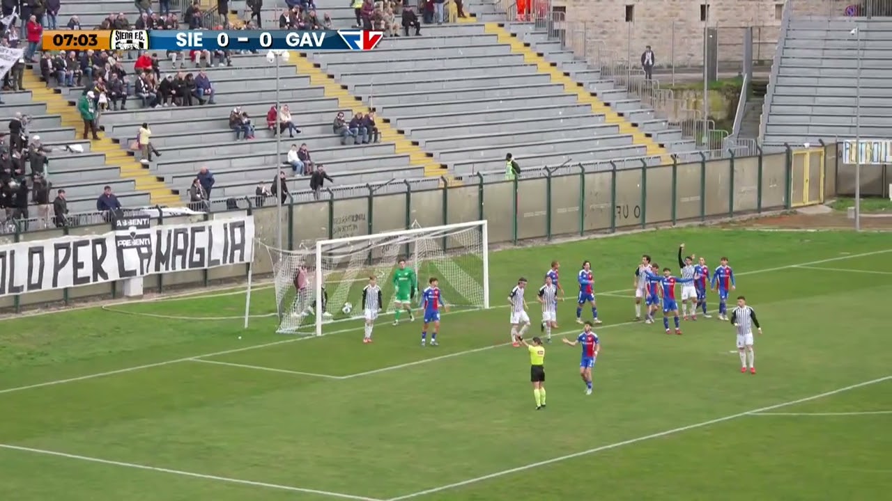 Siena-Follonica Gavorrano 1-0 - Partita Integrale