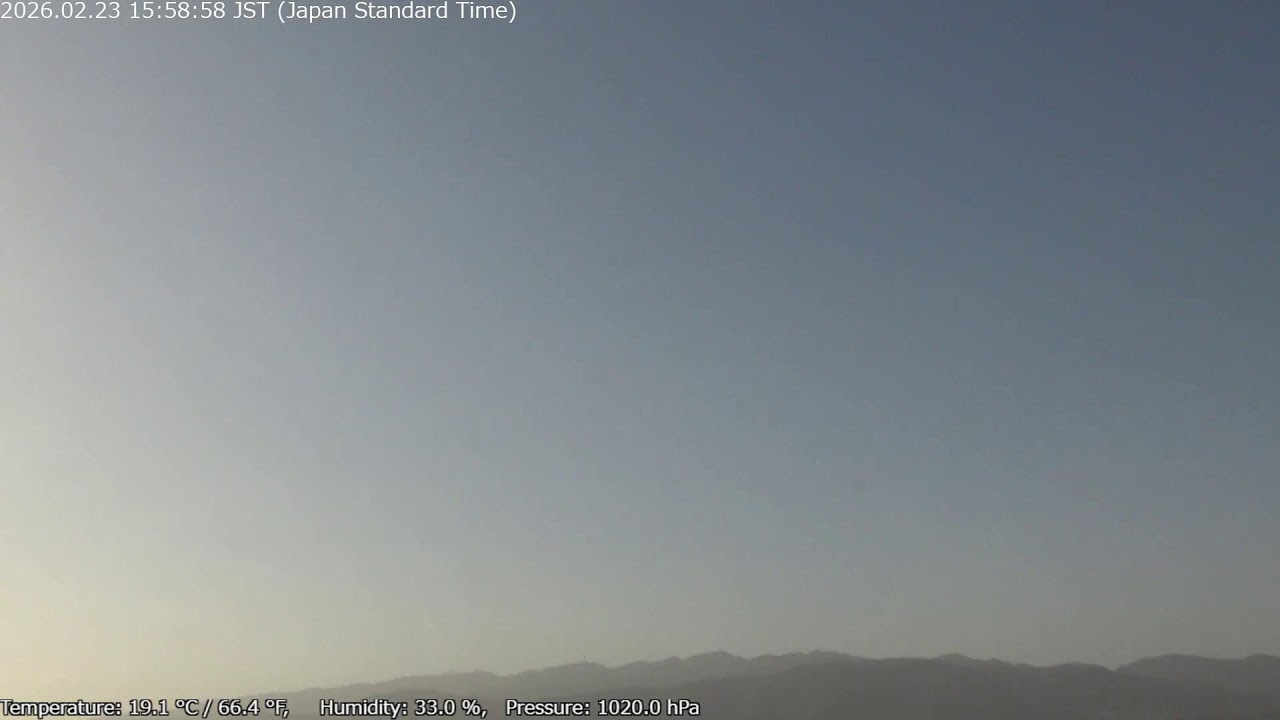 六甲山ライブ Rokko Mountains - LIVE HD Streaming view from Osaka to Kobe direction, Kobe Japan