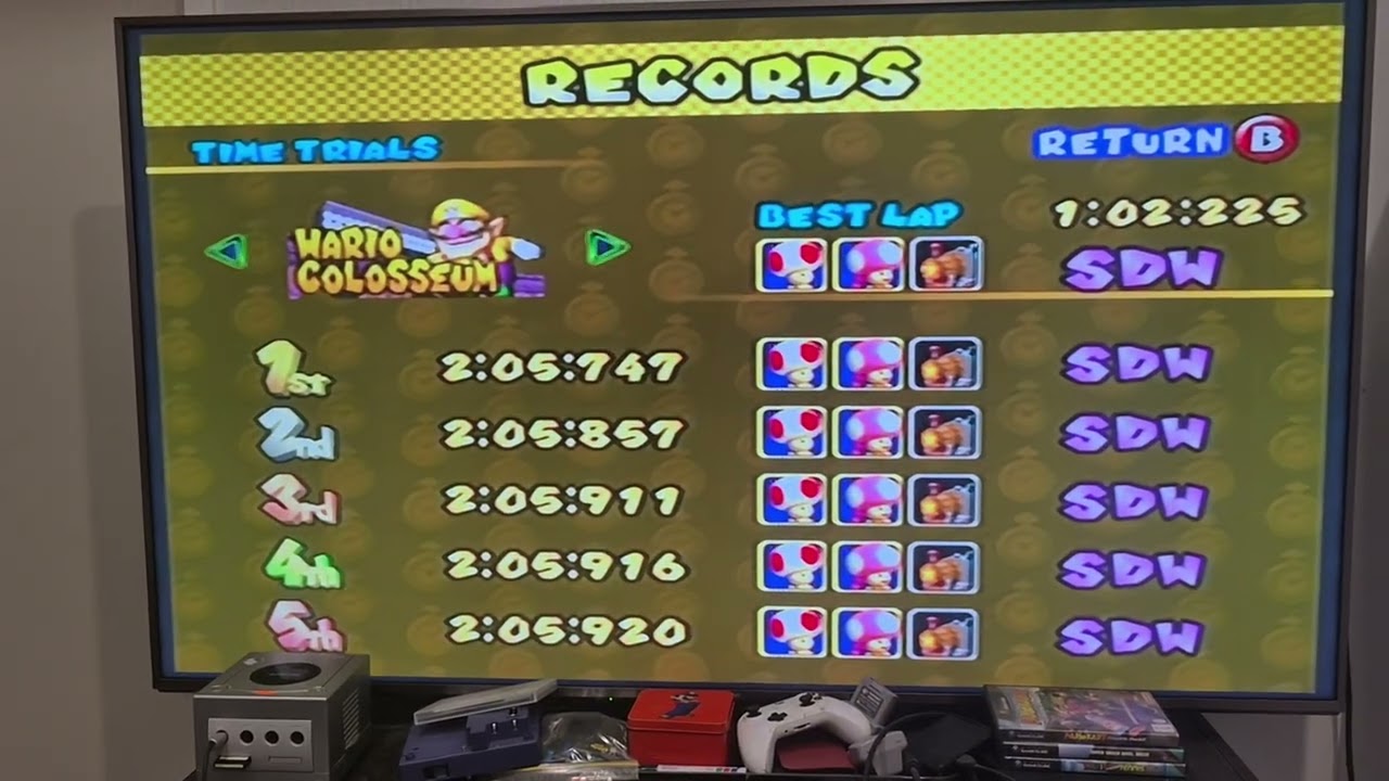 MKDD!! 60Hz Timescroll March 2026 I own no music in video or any other music either.