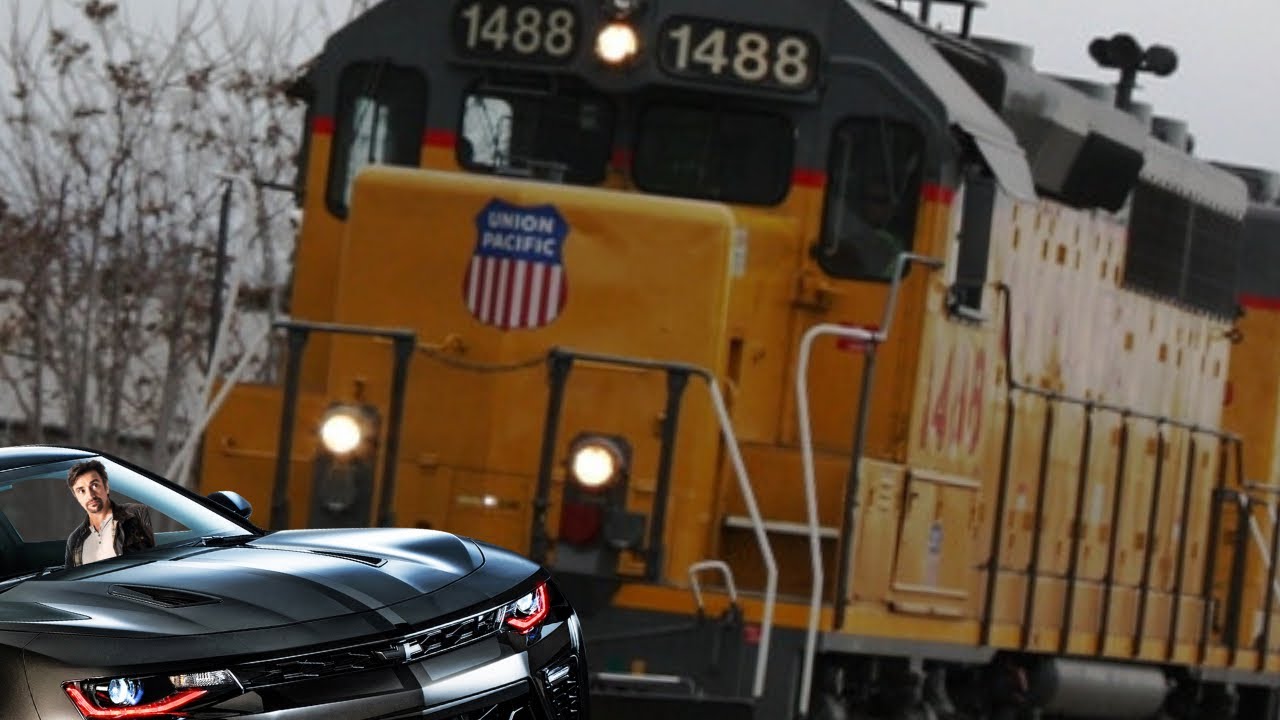 Richard Hammond gets hit by a train