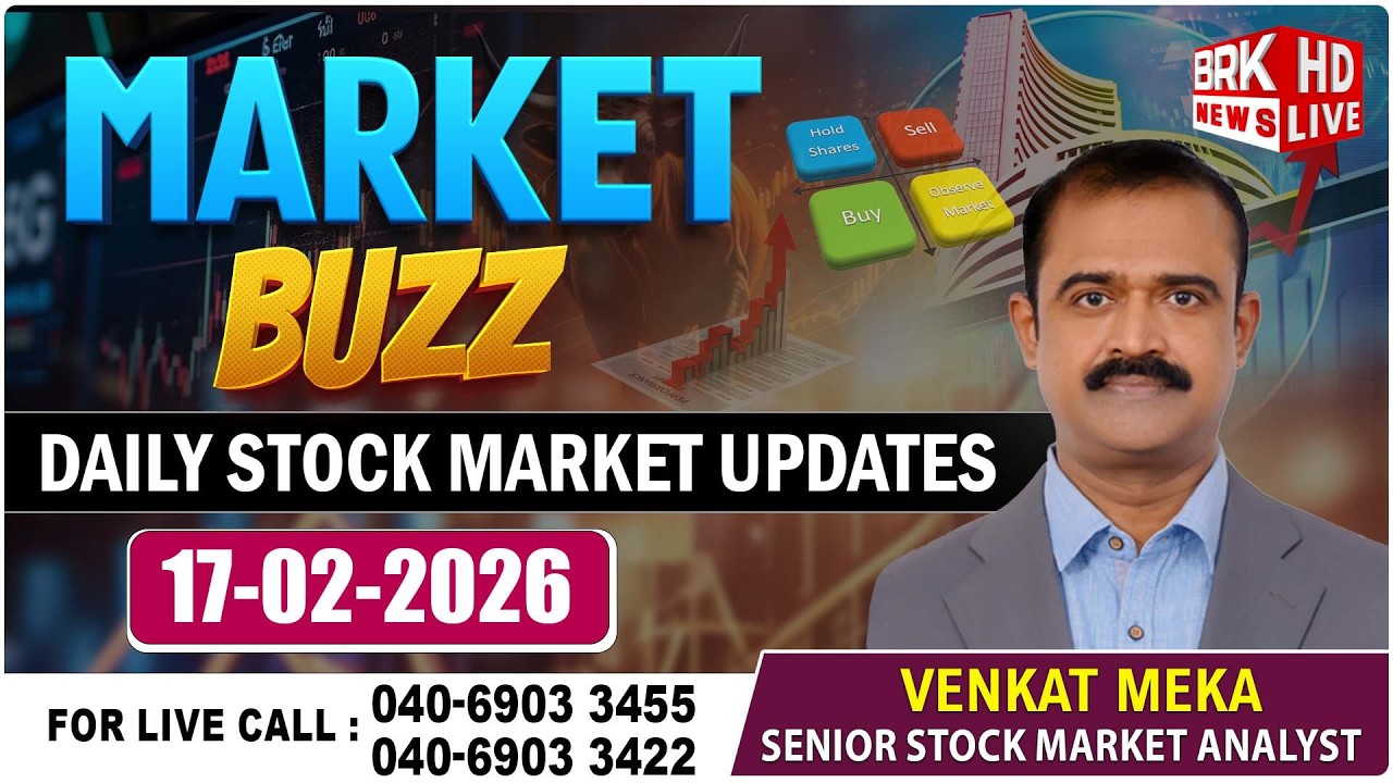 🔴LIVE : MARKET BUZZ | Daily Stock Market Updates || BRK News
