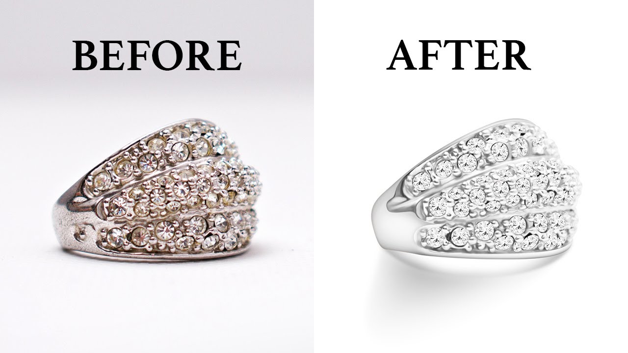 Professional Jewelry Retouching for Ecommerce | Pure White BG + Realistic Shadow | Photoshop Editing