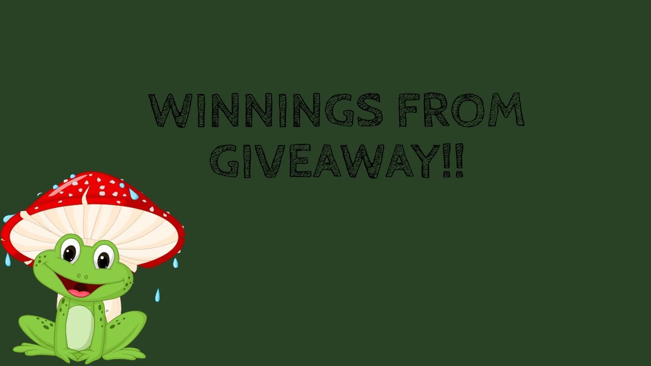 Givemas Winnings and extra goodies!! From Elissa @creativephenomenonart!