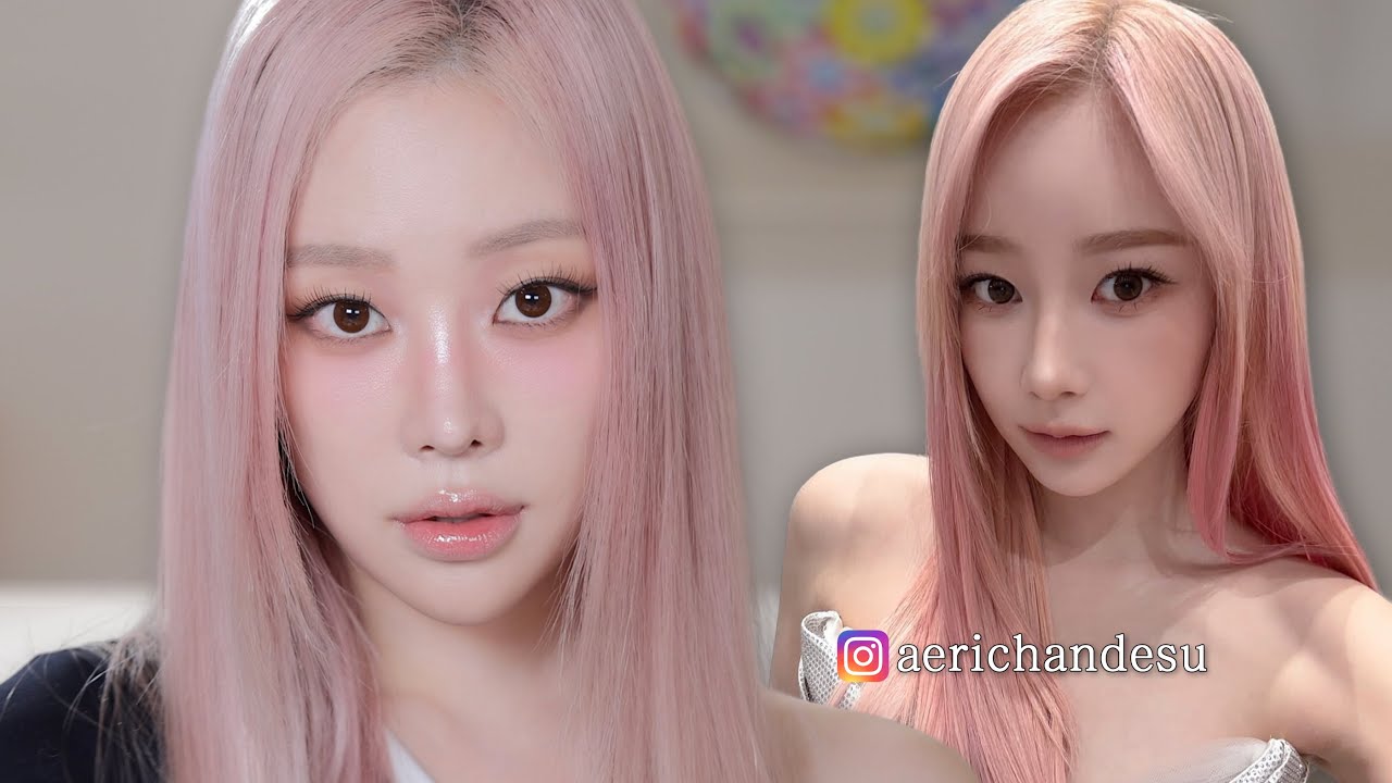 여자의 악마🩷지젤🩷메이크업 분석⚡️ (지젤’s_아이라인/쉐딩/치크/오버립/하이라이터/속눈썹)ㅣMINCARONG