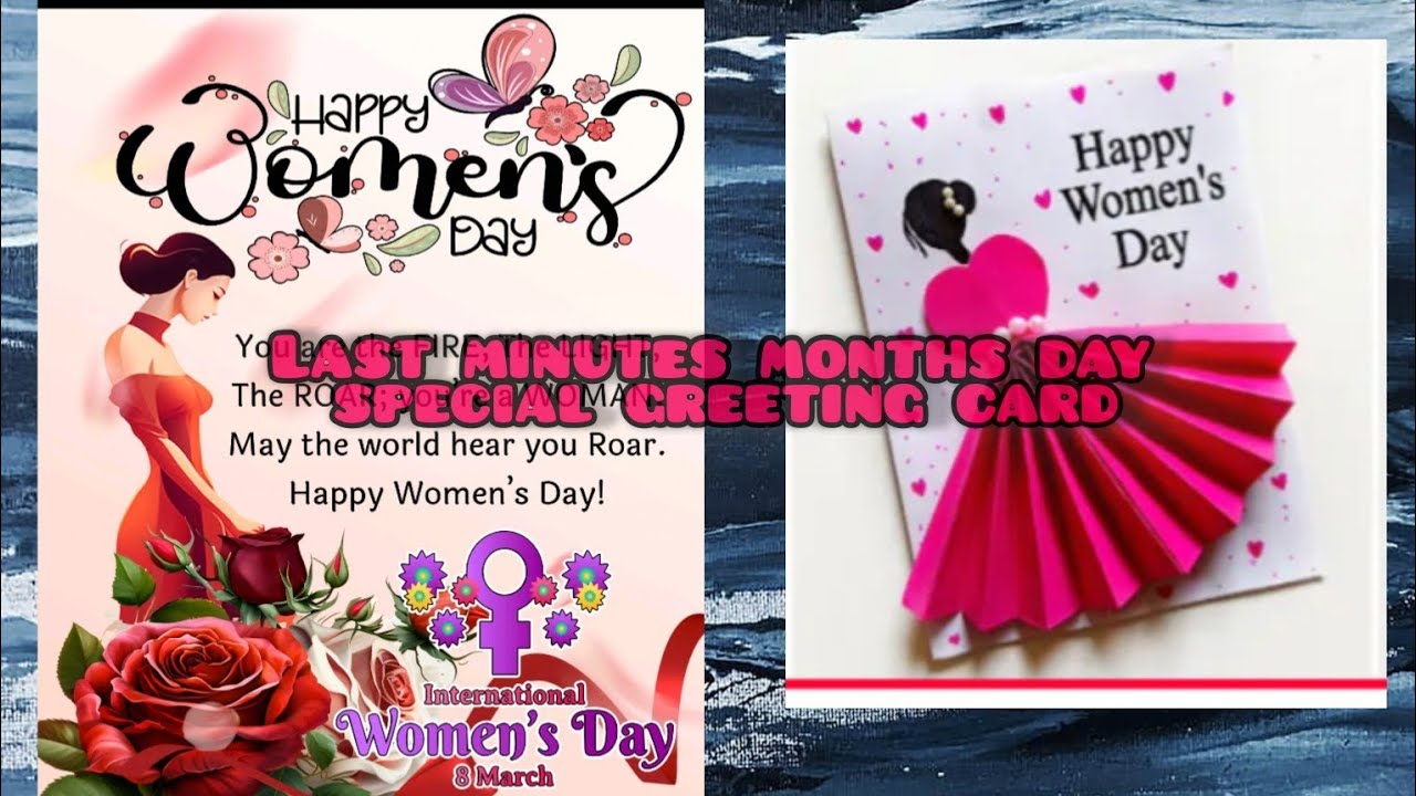 Women's Day greeting card