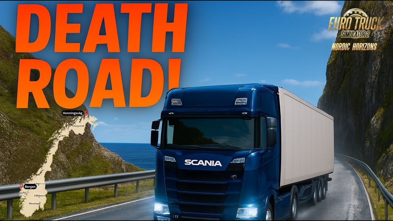 💀DRIVING TO THE END OF THE WORLD! 🌍 Scania 770S Bergen🇳🇴 to Honningsvåg🇳🇴 Haul | ETS2 1.57 Nordic