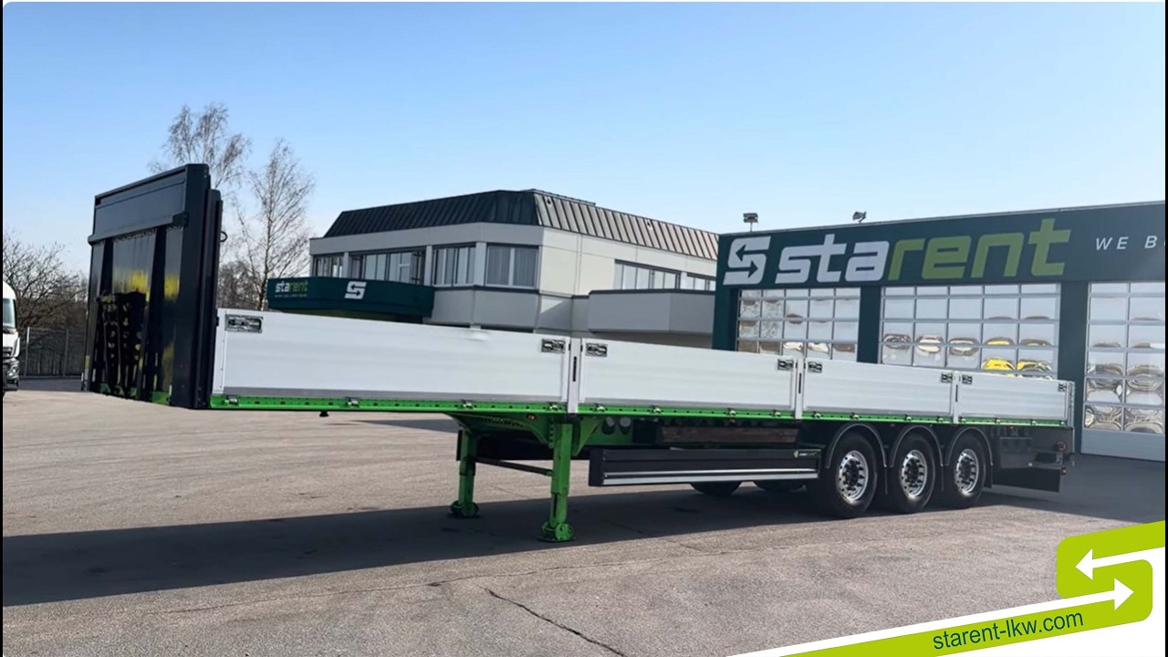 Berger 60cm Bordwände Rungen Alufelgen SAF Liftachse 4.870 kg TR26094 www.starent-lkw.com