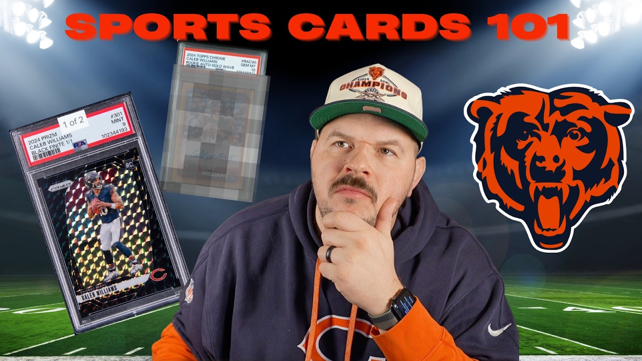 What is the Caleb Williams card grail?! Bears card collecting with Dave Colpo