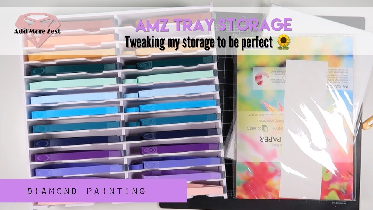 Tray Storage Foam Board Organisation | Diamond Painting