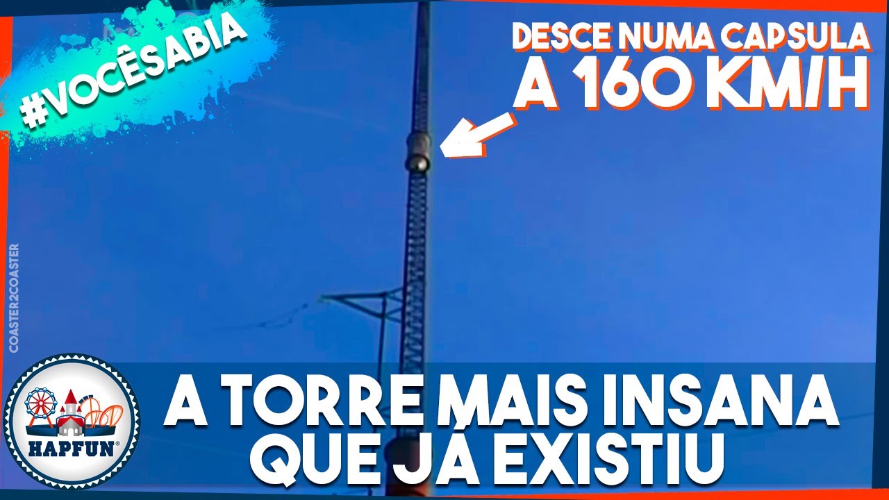 A torre de queda livre que não tem freios - #Você Sabia? (EP41)