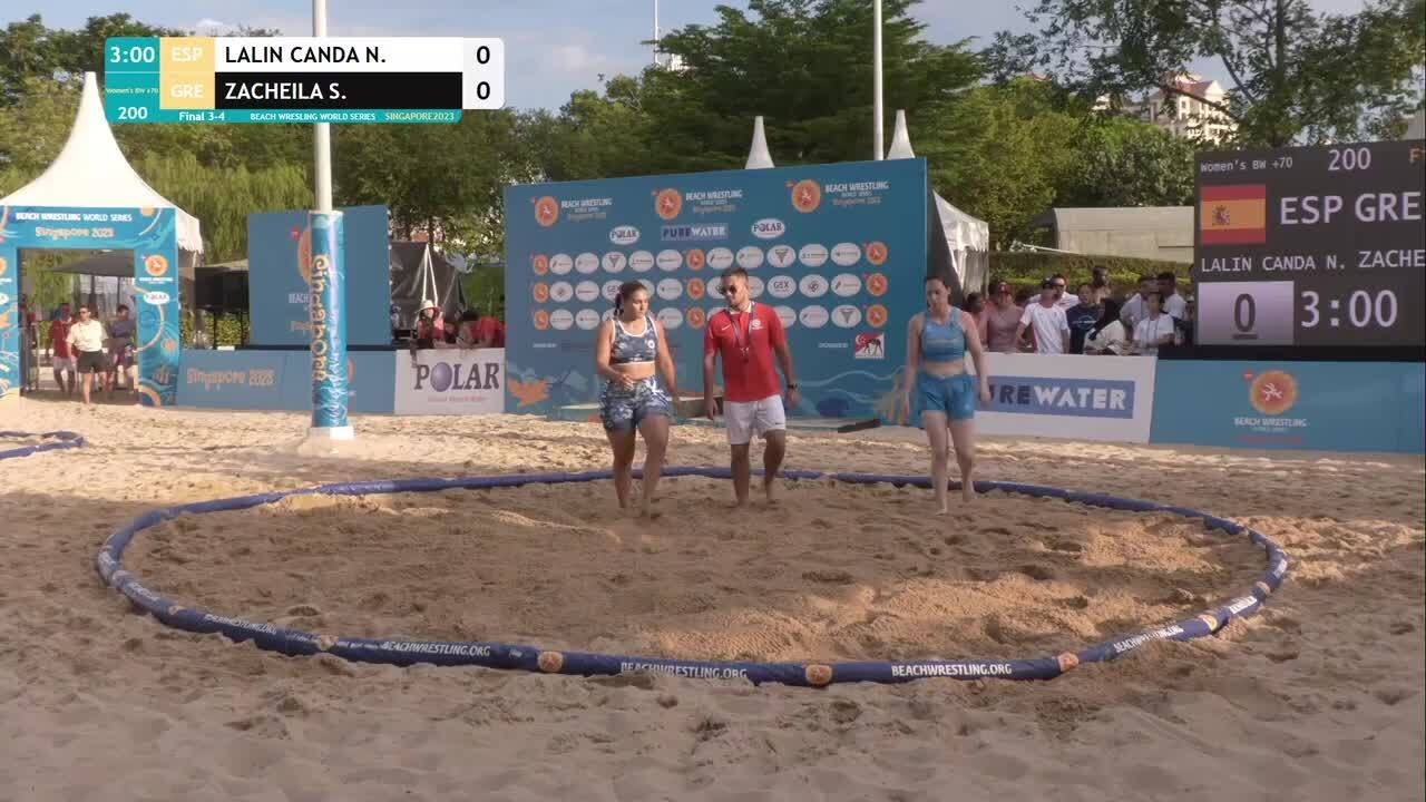 Final 3-4 • Women's BW +70Kg • Noelia LALIN CANDA (ESP) vs. Stefania ZACHEILA (GRE)